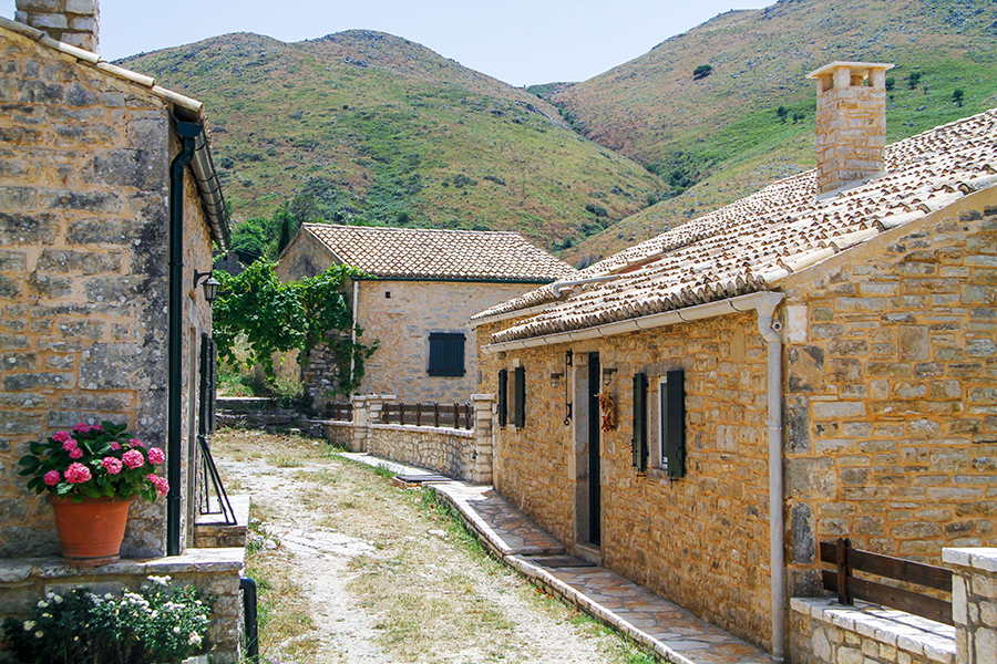 palia perithia corfu village